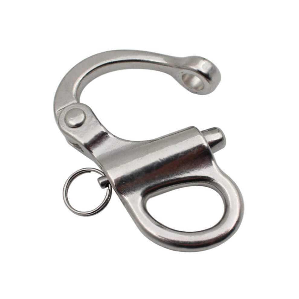 Stainless Steel Spring Shackle Hook Quick Release - Heavy Duty Chain Buckle For Boats, Sailing And Yacht Rigging 9084446184884