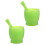 2 sets knoflookstamper met stamper en kruidenmoler 1