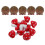 1 Set Mini Paddenstoel En Egels: Figurines Voor 1