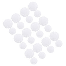 200 runde Spitzenpapier-Doilies 7,5 + 8,5 Zoll, fettabsorbierend