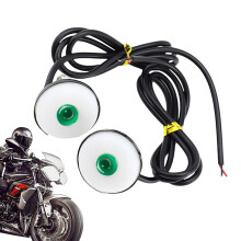Motorcycle Driving Light LED Off Road Lights IP68 Waterproof 2X Spotlight Eagle Eye Design Rearview Mirror White Camping