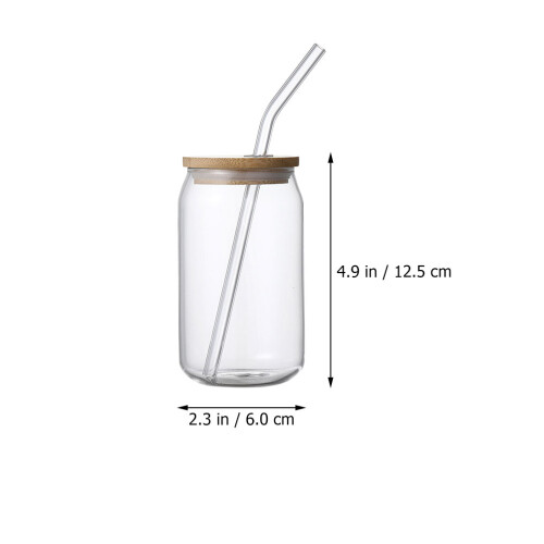 2 glaskaltgetränkebecher mit deckel und 2
