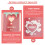 24Stk Valentinstag Grußkarten Muster Geschenkkarten 11