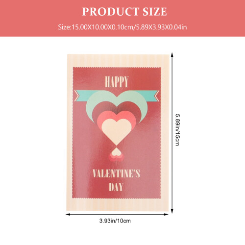 24Stk Valentinstag Grußkarten Muster Geschenkkarten 1