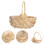 Wicker Geflecht Blumenkorb Mit Für Garten Und 10