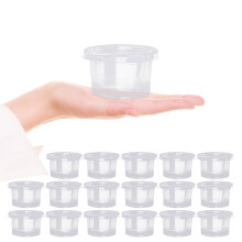 50Stk Einfache Kunststoff Pudding Schalen Haushalt