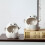 aschenbecher aus keramik mit gespenster design, 7