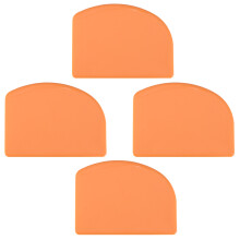 4 cremespachtel für kuchen & tortendekoration (orange)