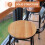 Top De Redondo Madera Asiento Natural Para Bar 6
