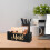 Wall Mounted Or Tabletop Mail Storage Organizer, Mailbox - Home Office Desk Wall Mount Mail Organizer, Size Standard 3