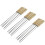 25 brochetas inoxidable con mango madera, para barbacoa 5