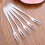 6Pcs Silver Stainless Steel Dessert Forks Double Ended Fruit Fork Set 9