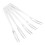 6Pcs Silver Stainless Steel Dessert Forks Double Ended Fruit Fork Set 8