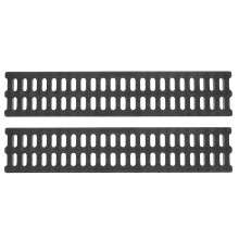 2Pcs Sturdy Plastic Trench Cover For Garage Floor Drain