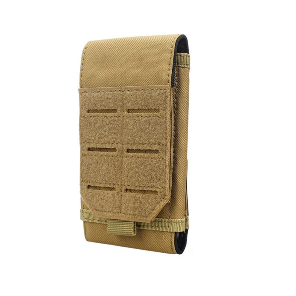 Tactical Mobile Phone Bag Molle Holster Army Khaki Belt Pouch For Smartphones Tools Case 9393856086351