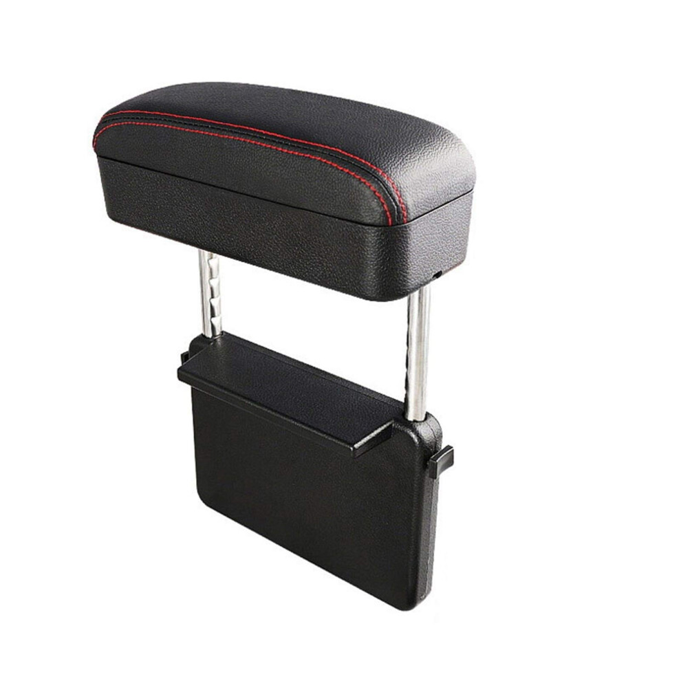 Car Armrest Centre Console Armrest, Universal Auto Seat Gap Organizer, Elbow Support Armrest Box, Line Type 1 Red 9016109184627