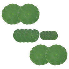 36 Pcs Artificial Lily Pads Leaves for Pond Pool Aquarium Decor