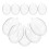 10pcs clear fillable christmas tree balls diy transparent pendants 10