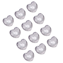 Flashing Cube Heart Table Decor Plastic 12 Pcs