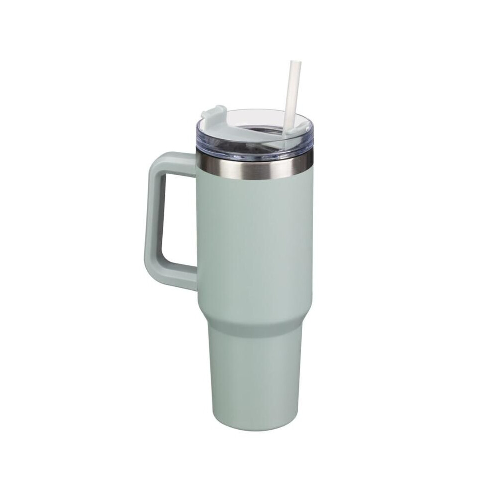 (40oz Quencher Sage) 40oz & 30oz IceFlow Stainless Steel Tumbler with Foldable Straw -Vacuum Insulated Water Bottle for Home, Office or Car Reusable C-image-OPC-PKTVWGH-NEW