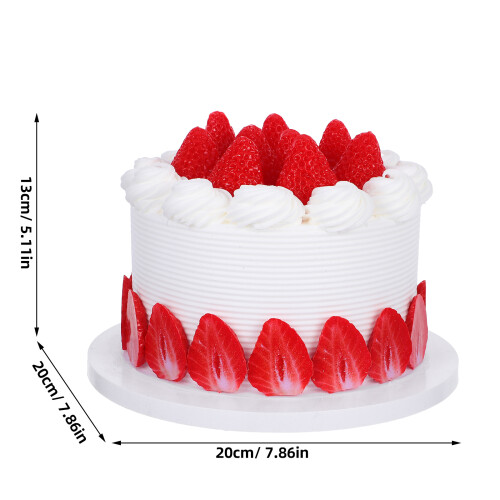 Simulation Cake Model For Photoshoot 6 Inch Realistic Bakery Display 1