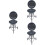 3Pcs Miniature House Grill Model Mini Kitchen Bbq Tool 8
