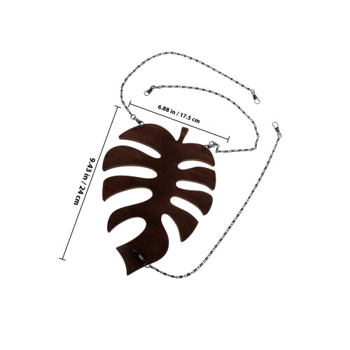 Portabicchieri Vino Con E Decorazione A Monstera 1