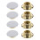8Pcs Concealed Fire Sprinkler Cover Plates White Iron Plastic Ceiling 1