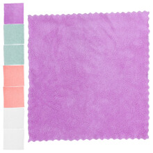 8pcs Square Washcloth Towels Solid Color Face Absorption Towel