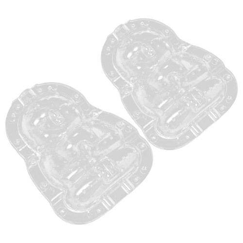 2 pezzi trasparenti per frutta forma ginseng e Buddha
