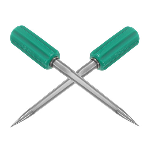 2 Pcs Amostrador De Grãos Metal, Ferramenta Para Arroz E Experimentos 1