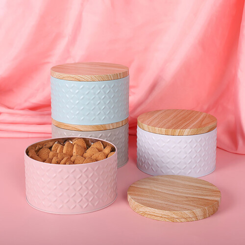 armazenamento rosa com tampa para assar e lanches 2