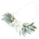 2Pcs Simulated Green Salix Leaf Drooping Wall Hanging For Home Decor 9