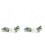 2Pcs Simulated Green Salix Leaf Drooping Wall Hanging For Home Decor 2