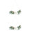 2Pcs Simulated Green Salix Leaf Drooping Wall Hanging For Home Decor 5
