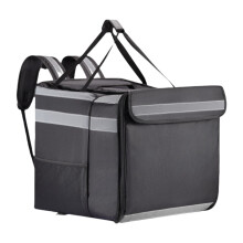 Pizza Backpack Expandable Double Shoulder Thickened Insulated Thermal Delivery Bag For Pizza Delivery