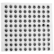 100 Teile/paket Angeln Köder Auge 9mm 3D