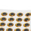 100PCS/Pack Angeln Köder Auge 9mm 3D Realistische 14
