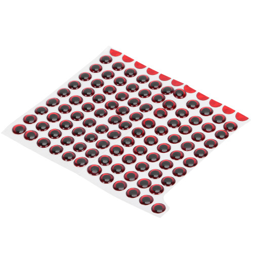 100 Teile/paket Angeln Köder Auge 9mm 3D 2