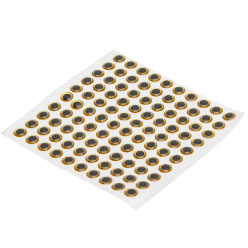 100PCS/Pack Angeln Köder Auge 9mm 3D Realistische 2