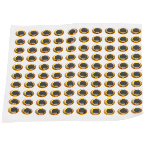 100PCS/Pack Angeln Köder Auge 9mm 3D Realistische 1