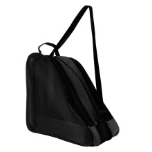 Roller Skate Bag Breathable Oxford Cloth Ice Skating Bag With Shoulder And Top Handle For Women Men Adults Black