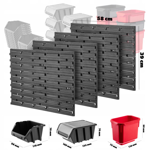 KADAX Board Tool Wall 116x78cm 83 Stk 2