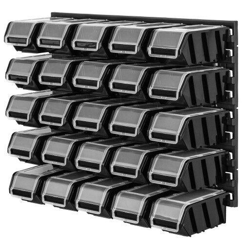 KADAX Werkstatttafelwand 58x39cm 25 Tabletts