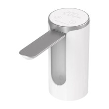 Functional Electric Water Dispenser USB Rechargeable Foldable Barreled Water Pumping Device White