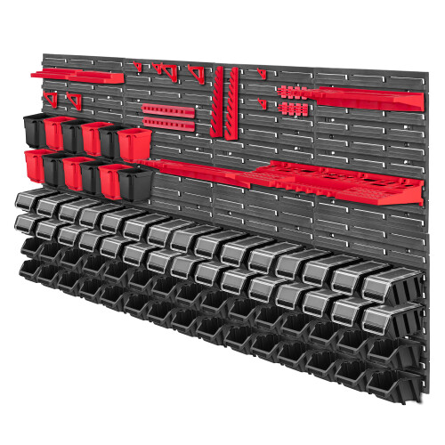 KADAX Toolboard Wall 156x78cm 97 Stück Werkstatt Garage Container
