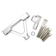 Steering Damper Stabilizer for Kawasaki ZX-10R 2004-2005 Full Set Mounting Bracket Kit With Buffer Control Bar Onecolor