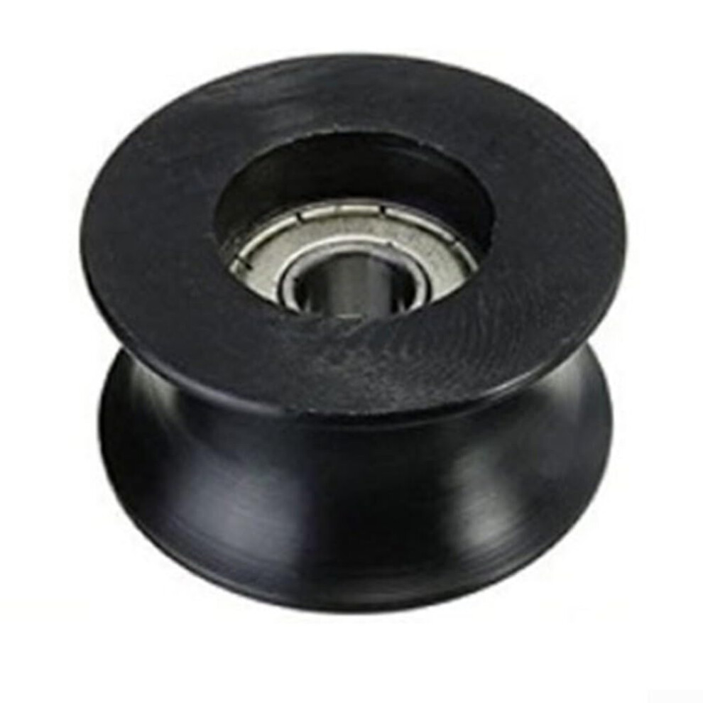 Nylon U Groove Roller Bearings 4-Pack For Drawer Slides, Cable Carriers, Linear Guides 9016109185761