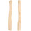 2Pcs Replacement Wooden Axe Handles For Outdoor Hatchets Hand Tools 4