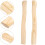 2Pcs Replacement Wooden Axe Handles For Outdoor Hatchets Hand Tools 7
